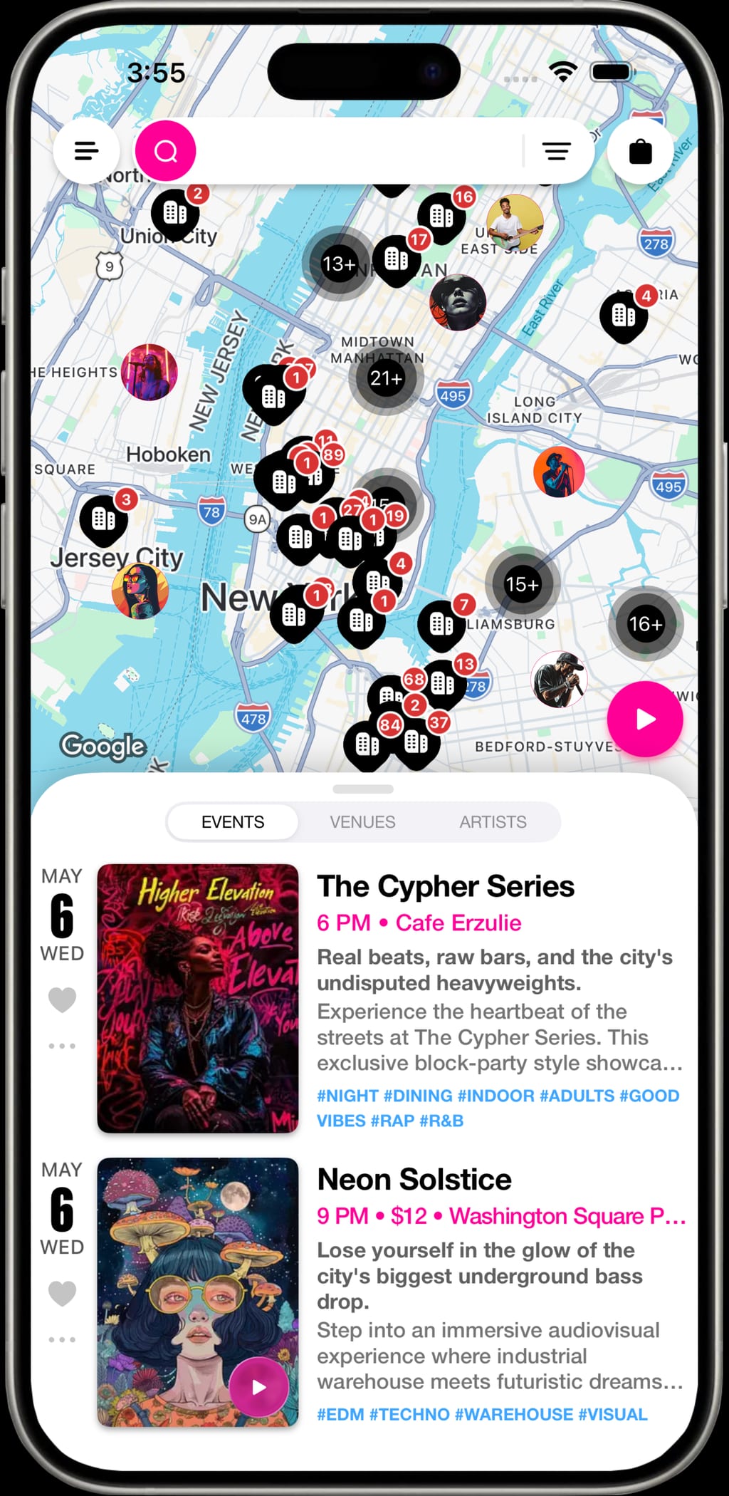 Ckord mobile app screenshot